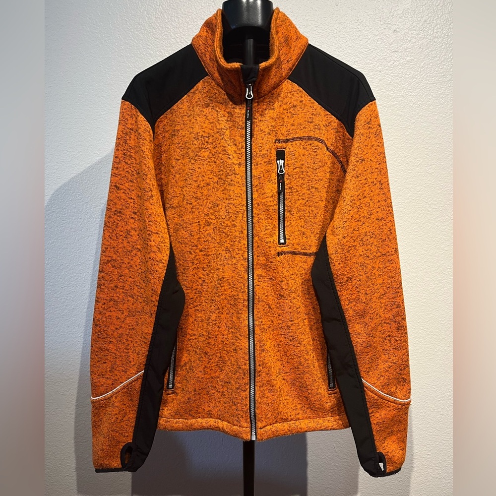 Wurth Ryder Full Zip Sweatshirt in Orange and Black - Size L (Men’s)